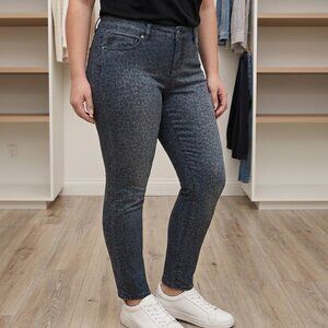 Torrid Leopard Print Skinny Jeans Size 12